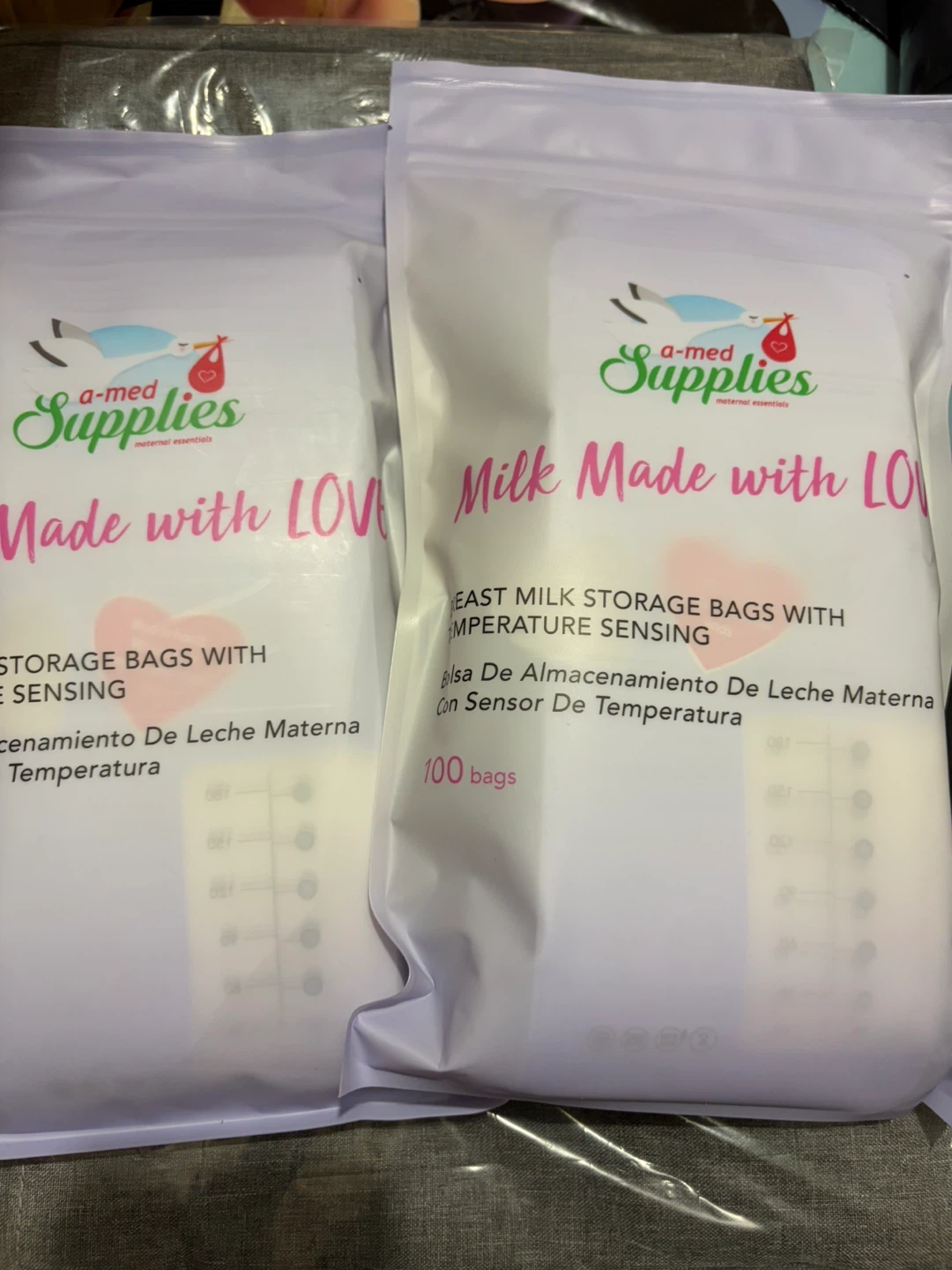 a-med Supplies Breast Milk Storage Bags 100 count