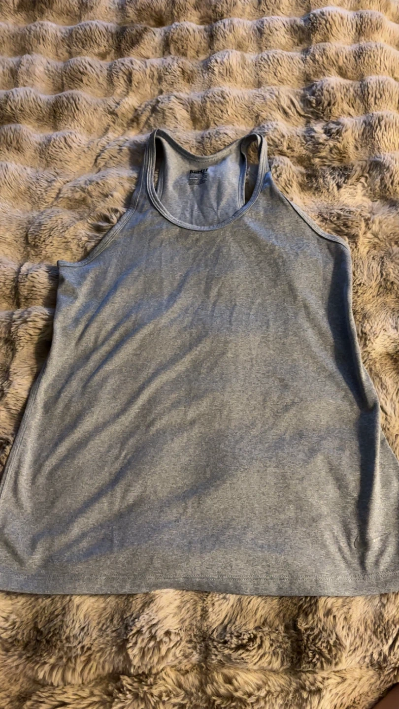 Nike Grey Tank Top - Small