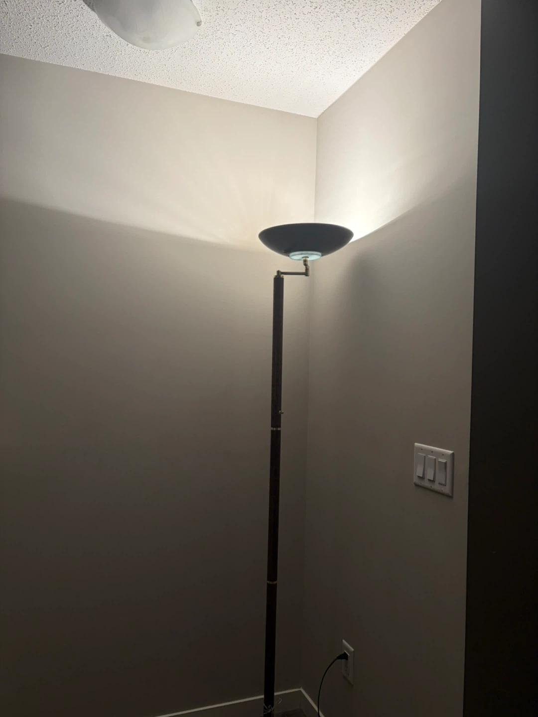 Vintage Mid-Century Modern Torchiere Floor Lamp - photo 4