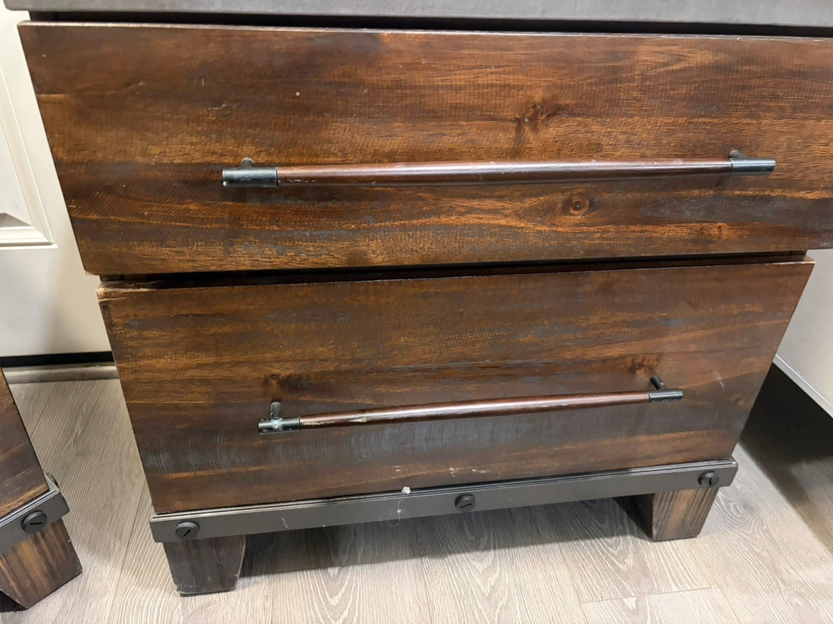 Austin Group Industrial Style Nightstands - photo 4