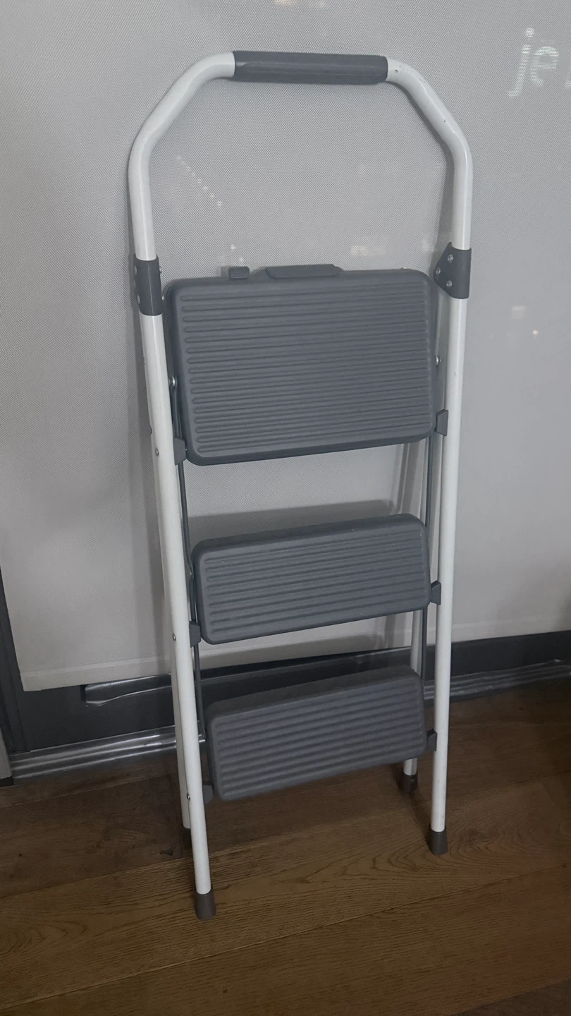 3-Step Compact Step Stool 225 lb. Load (8ft. Reach Height)