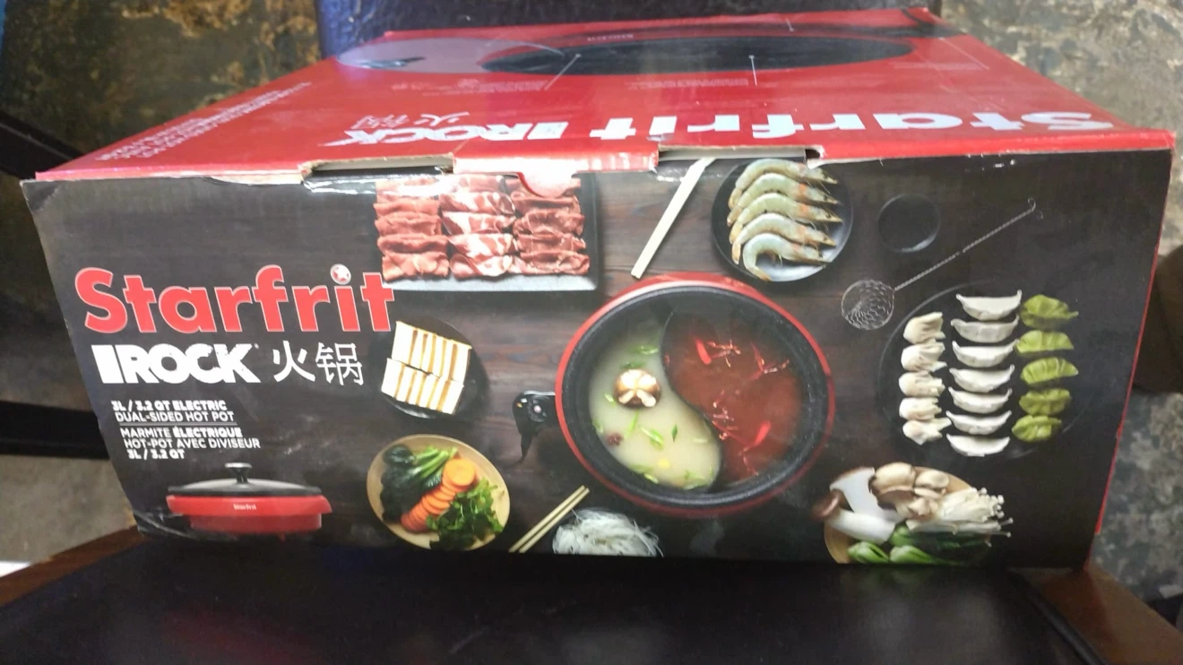 Starfrit Electric Dual-Sided Hot Pot