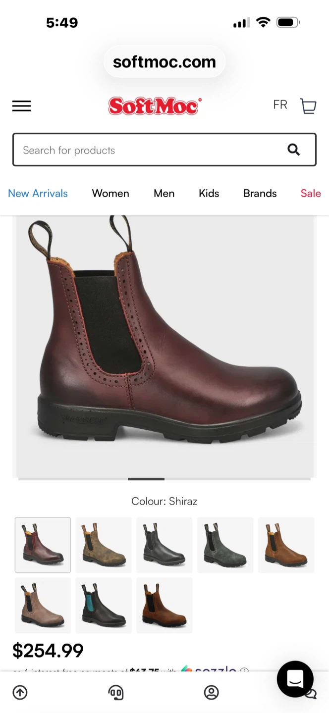 Blundstone Chelsea Boots in Shiraz