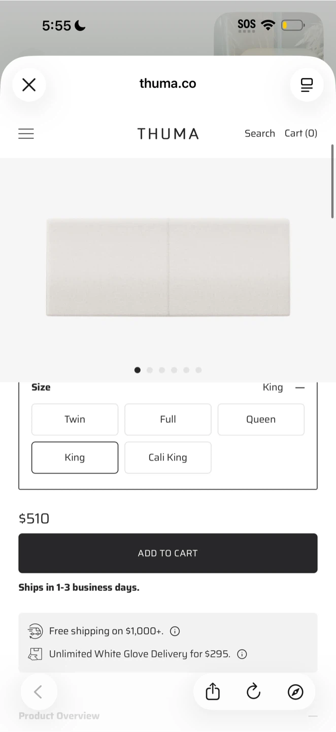 Thuma The PillowBoard King