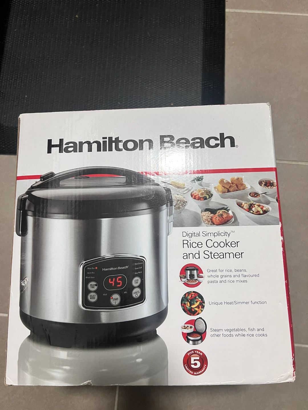 Hamilton Beach Digital Rice Cooker and Steamer
