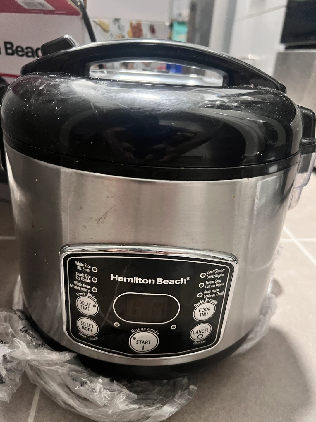 Hamilton Beach Digital Rice Cooker and Steamer - photo 2