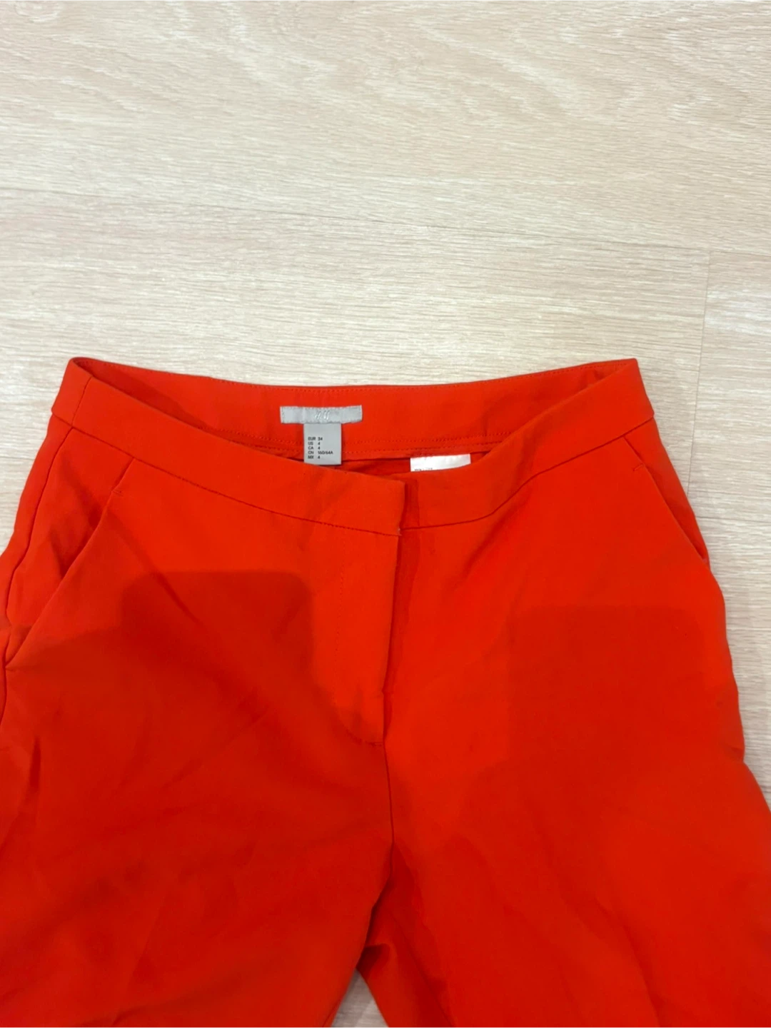 H&M Red Dress Pants- size 4 - photo 3