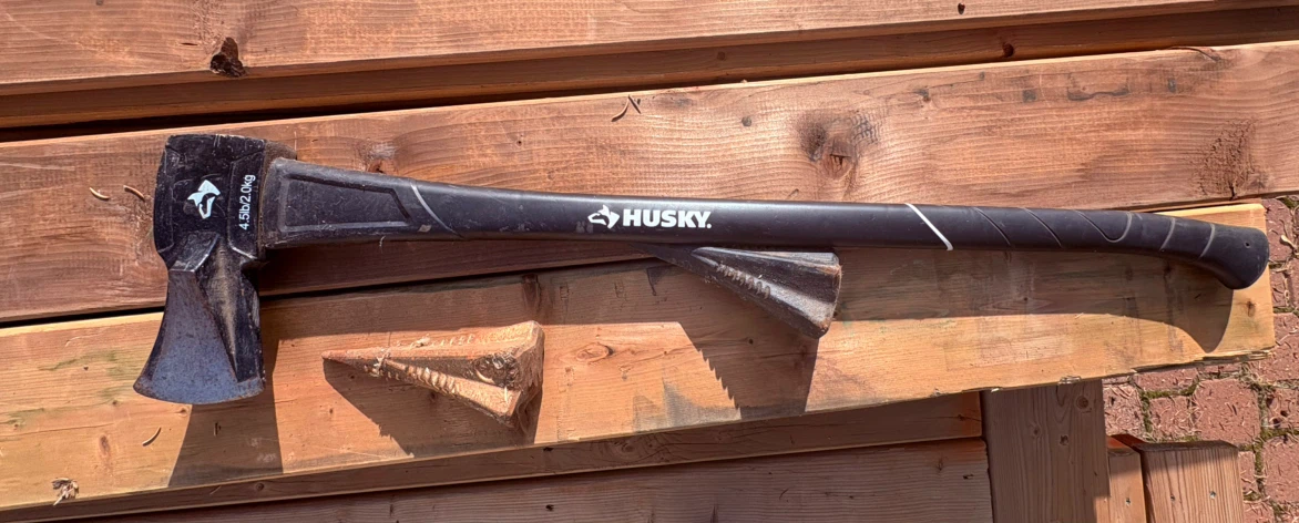 Splitting axe and wedges