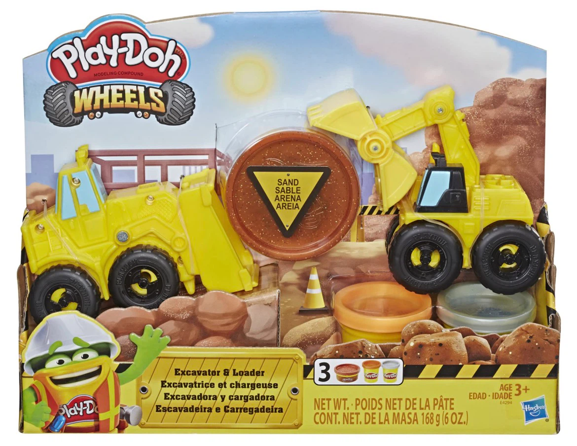 Play-Doh Wheels Excavator & Loader Set