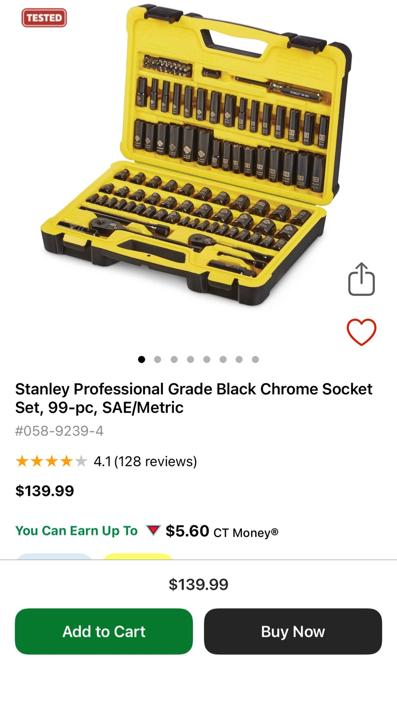 Stanley Professional Grade 99-Piece Socket Set - photo 5
