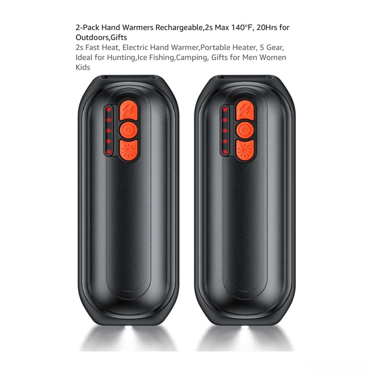 Brand new 2‑Pack Hand Warmers Rechargeable