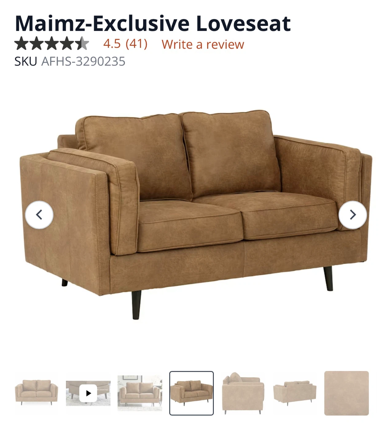 Ashley  Furniture Maimz- Loveseat Like-New - photo 2