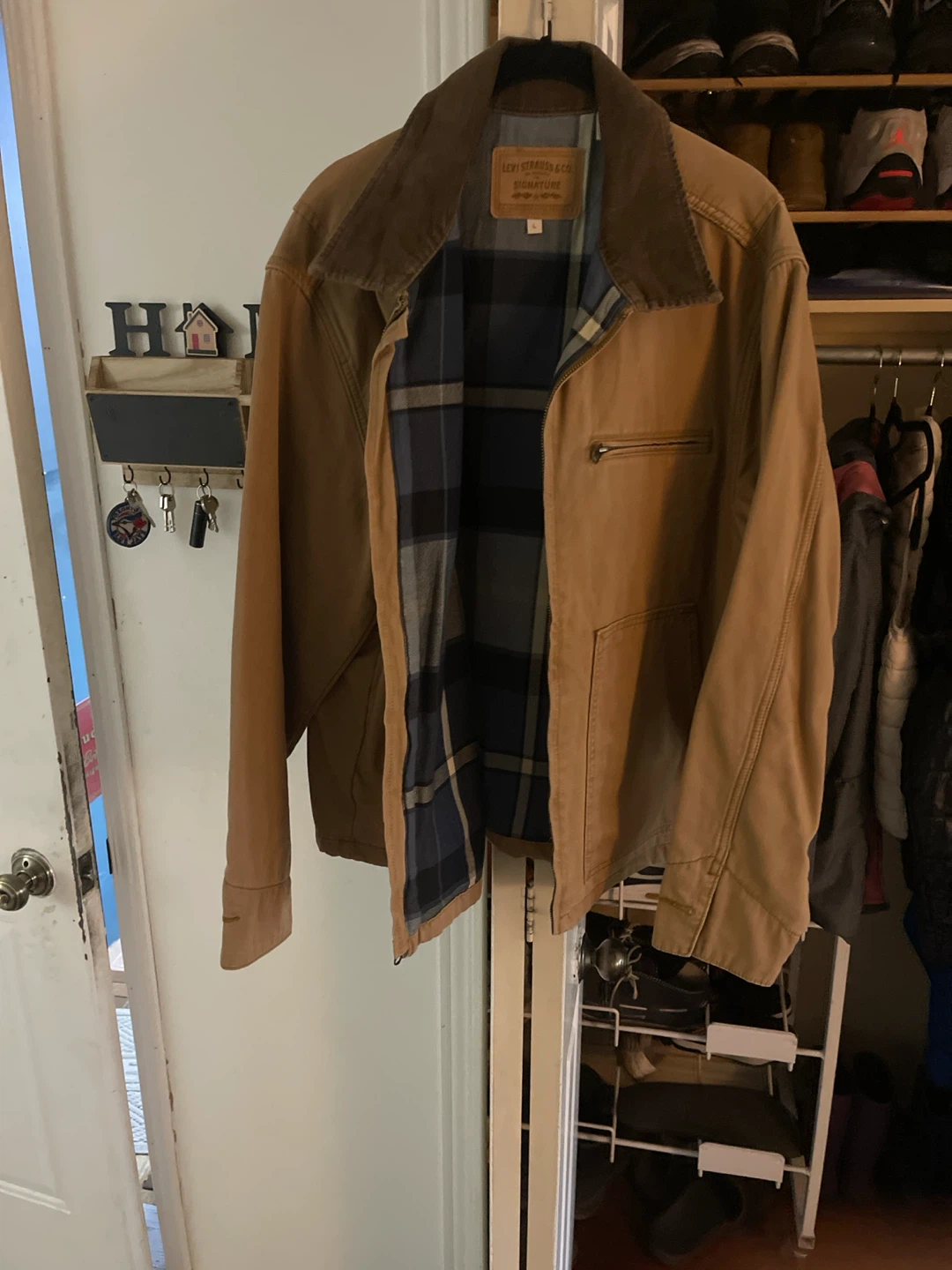 Levi Strauss & Co. Signature Plaid-Lined Jacket