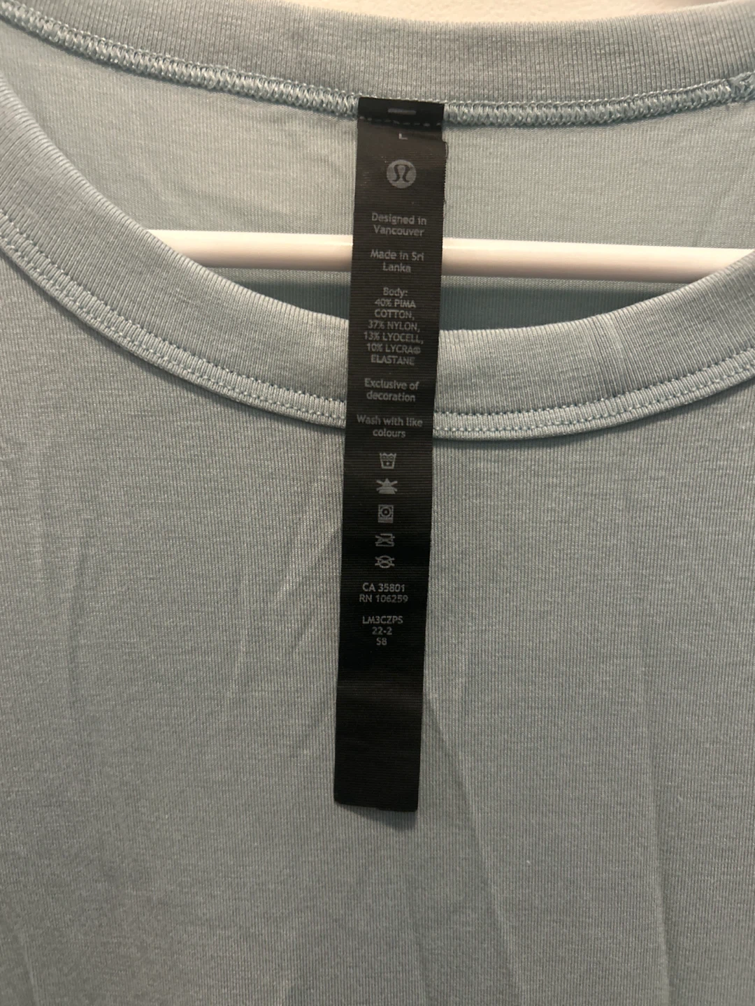 Lululemon Men's T-Shirt Light Blue - photo 2