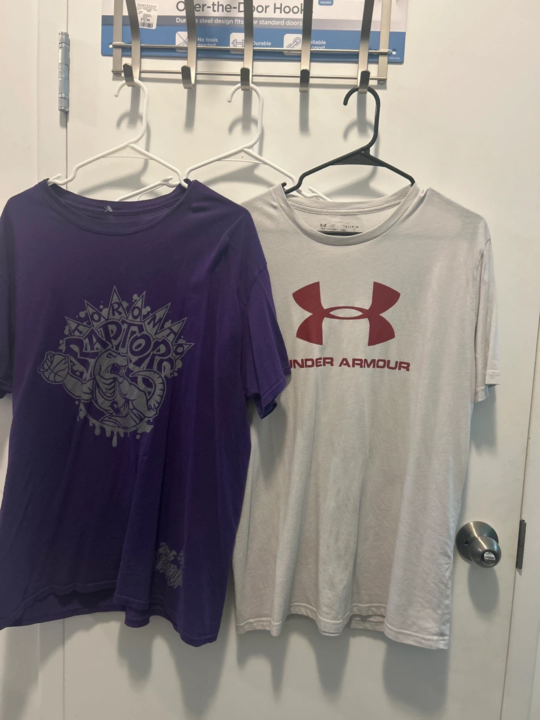 Two T-shirts: Toronto Raptors and Under Armour