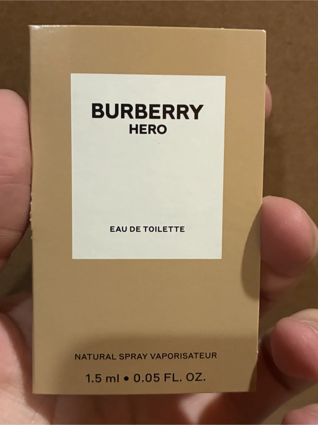 Burberry Hero Eau de Toilette Sample