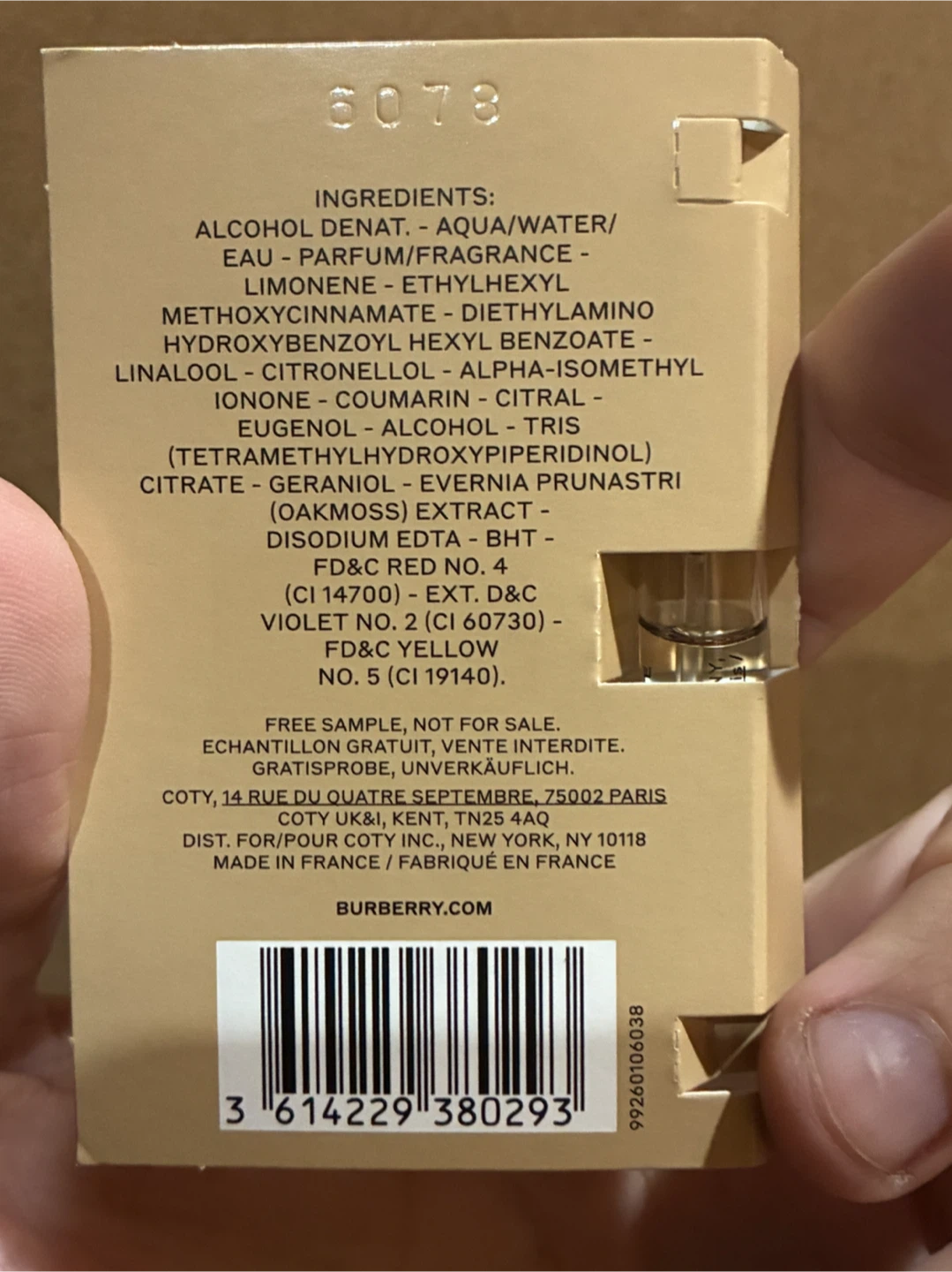 Burberry Hero Eau de Toilette Sample - photo 3
