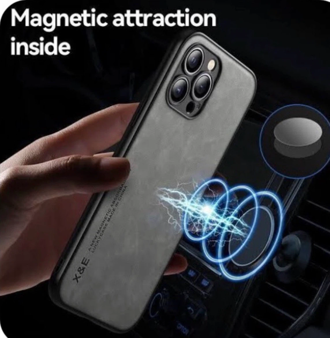 X&E Magnetic Phone Case and 9D Glass Shield
