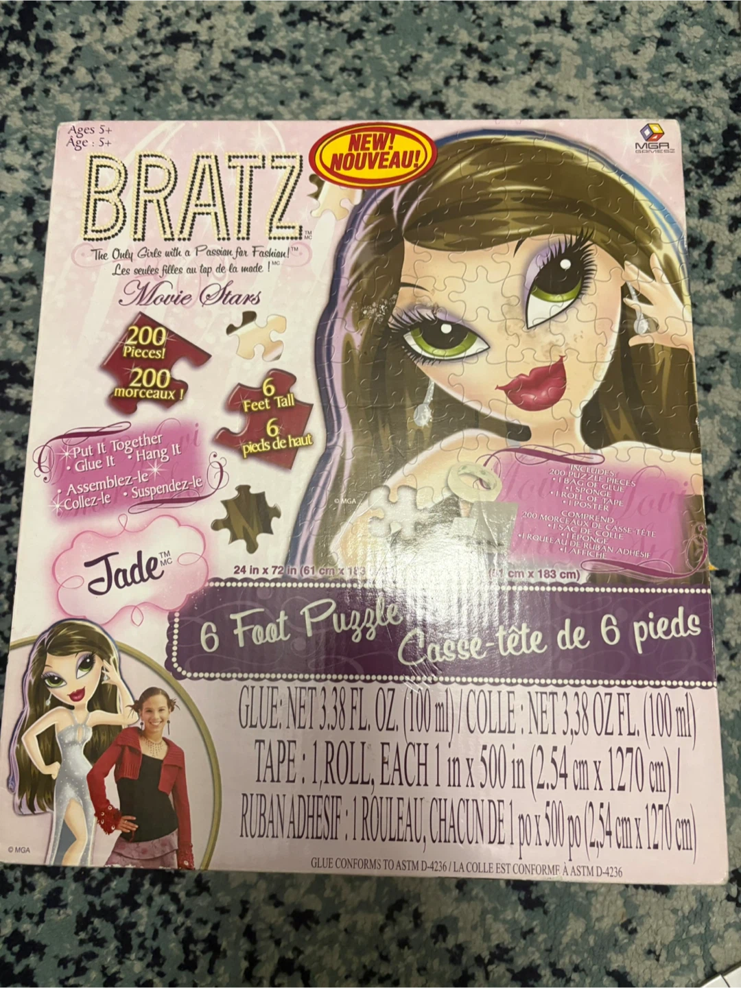 Bratz Movie Stars Jade 6-Foot Floor Puzzle - photo 2