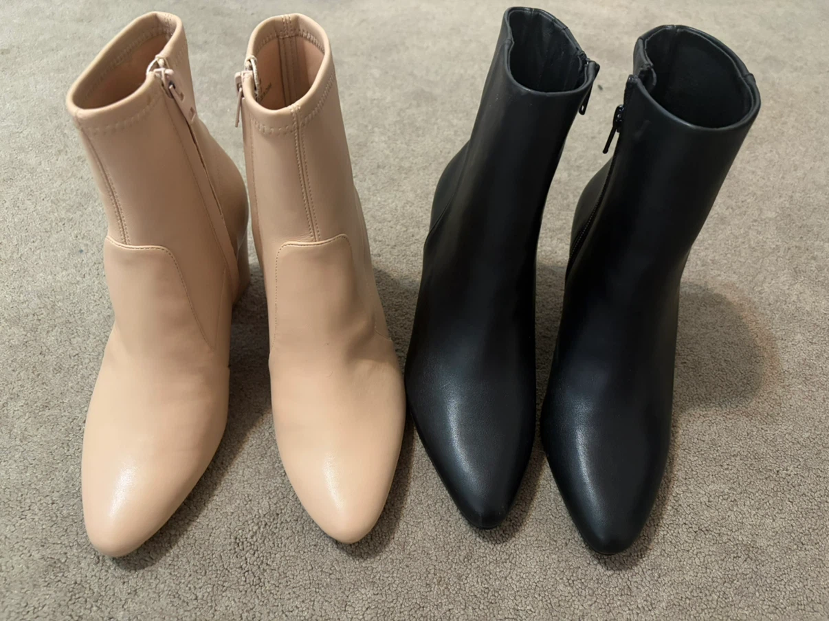 Women's Ankle heel Boots- Size 5