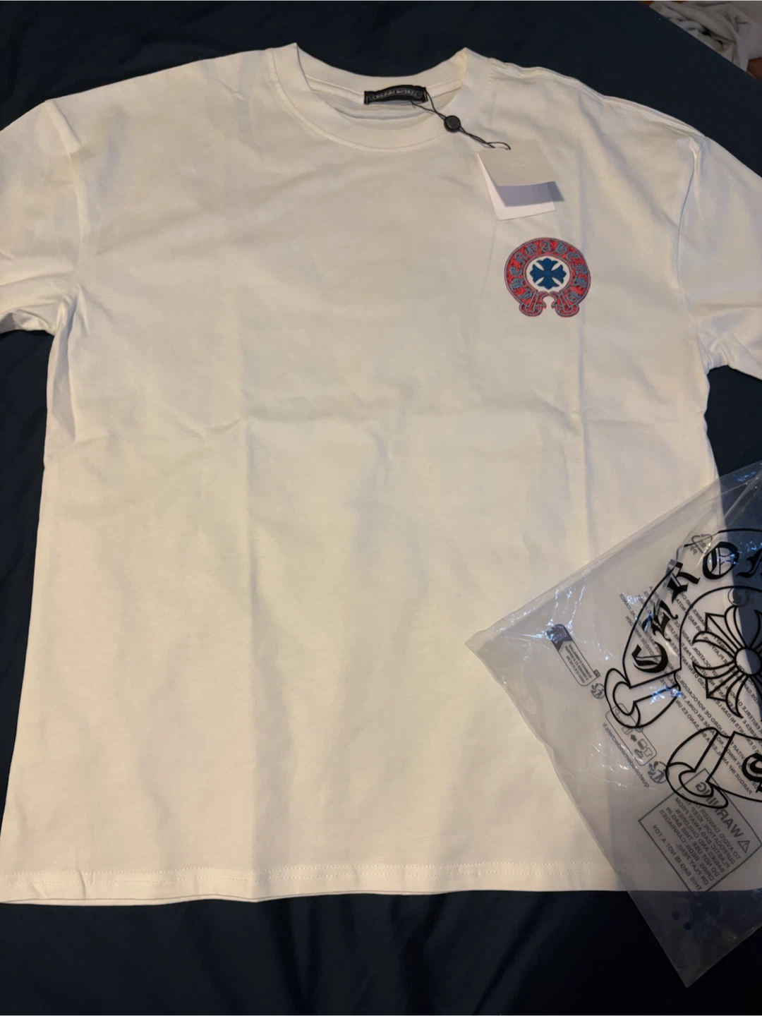 Chrome Hearts White Graphic T-Shirt - photo 2