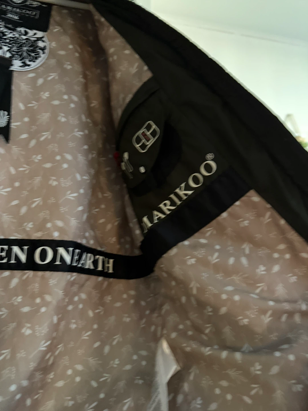Marikoo Quilted Jacket  Size S - photo 4