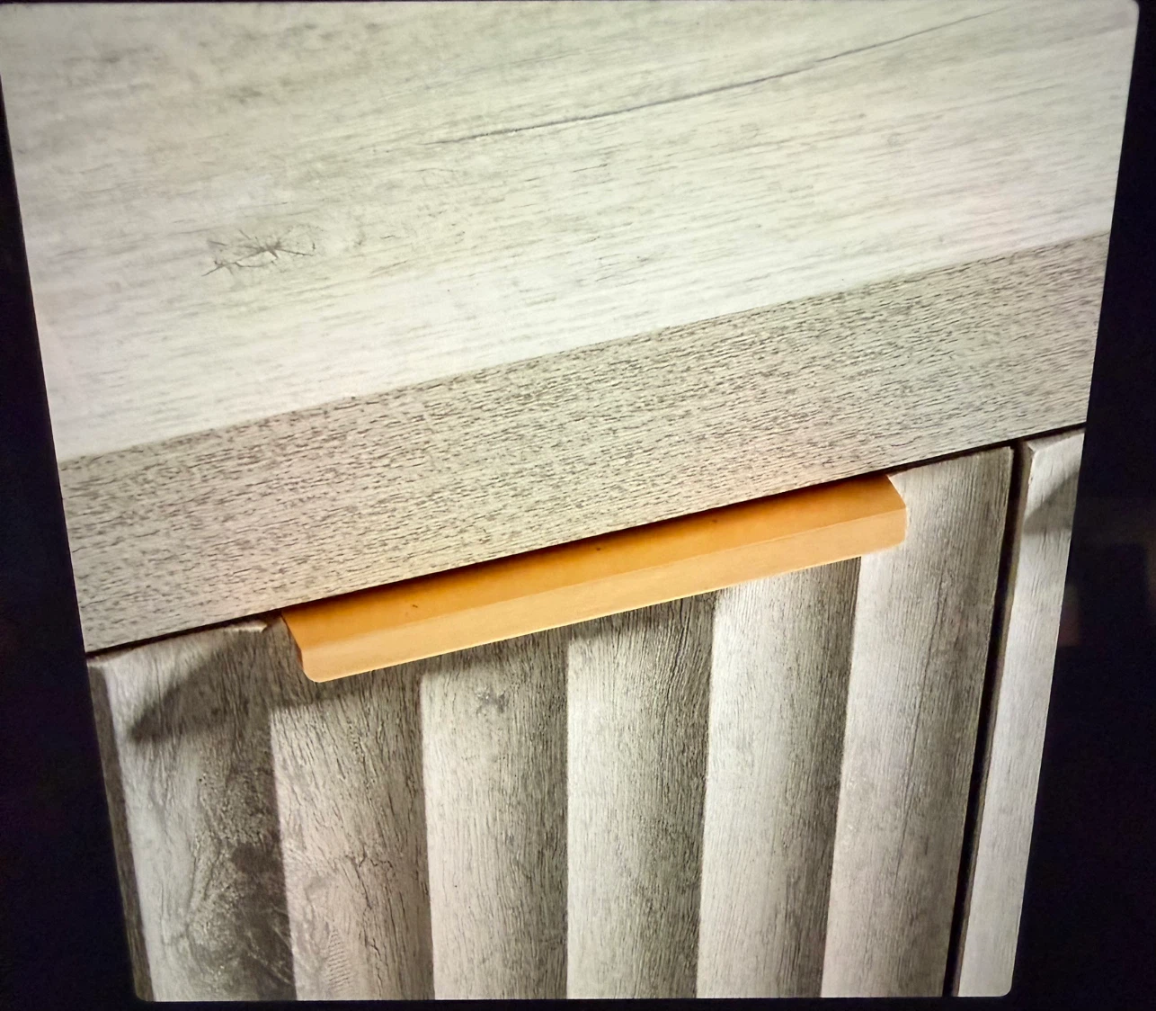 Fluted Shoe Cabinet Storage Unit - photo 2