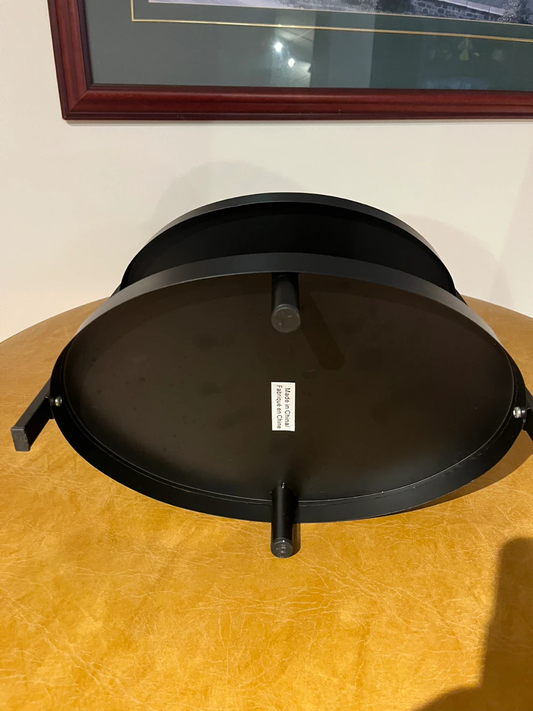 Black Two-Tier Metal Serving Tray - photo 4