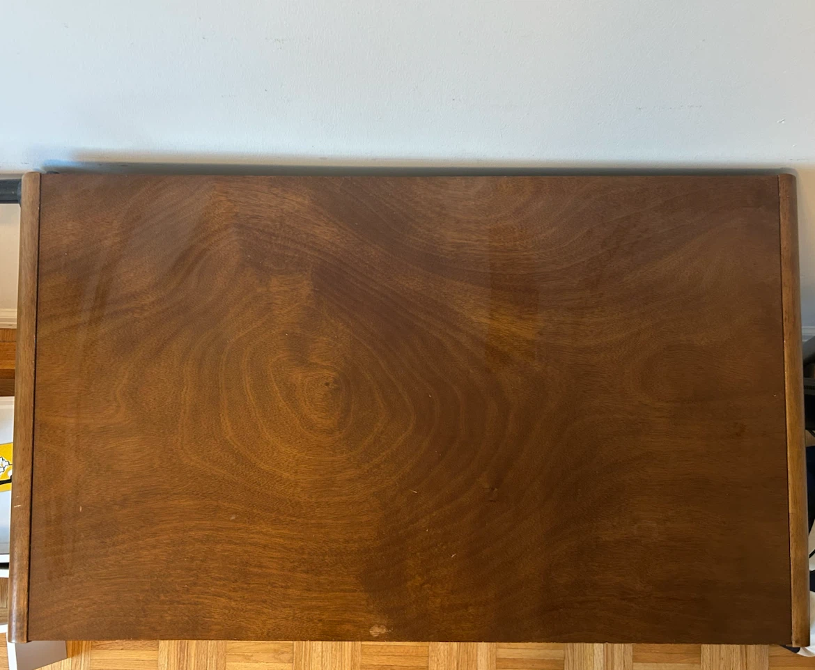 Mid-Century Modern Style Wooden Desk - photo 2