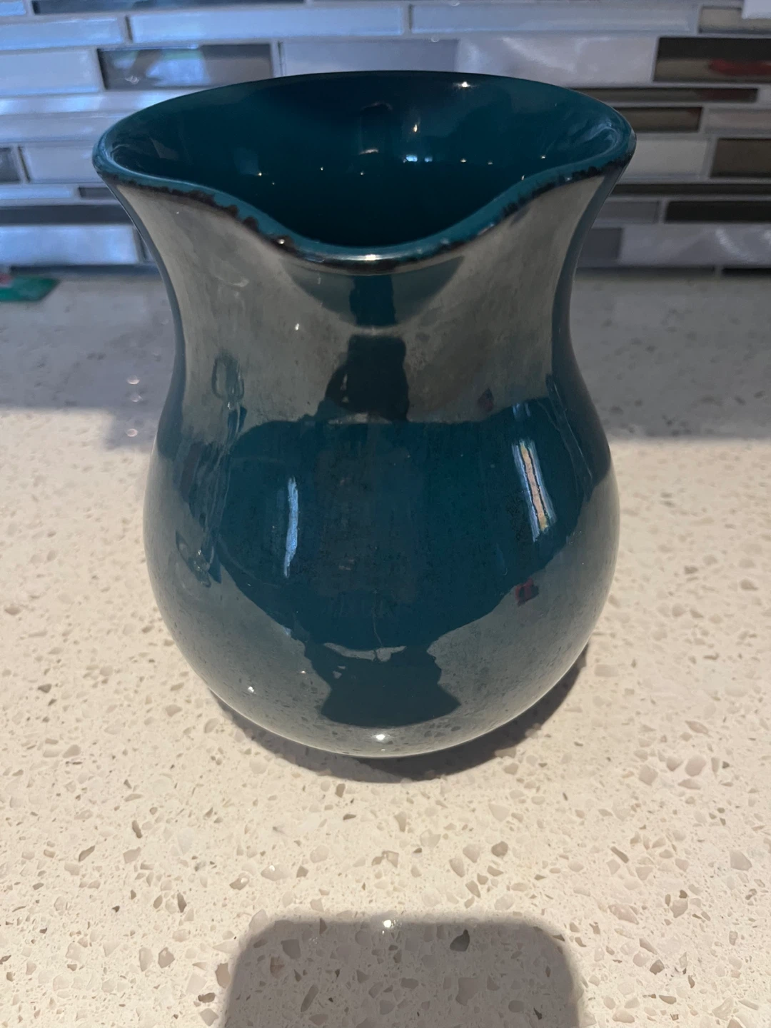 Teal Ceramic Pitcher - photo 2