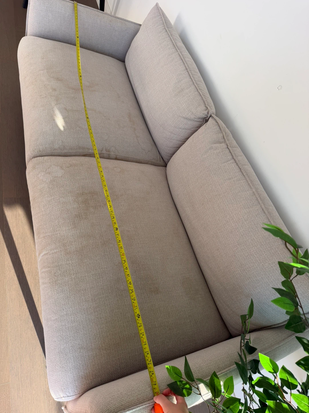 Modern Beige Sofa - photo 5