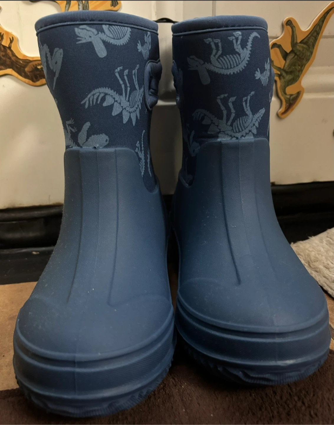 Joe Fresh Dinosaur Toddler Winter Boots Size 10