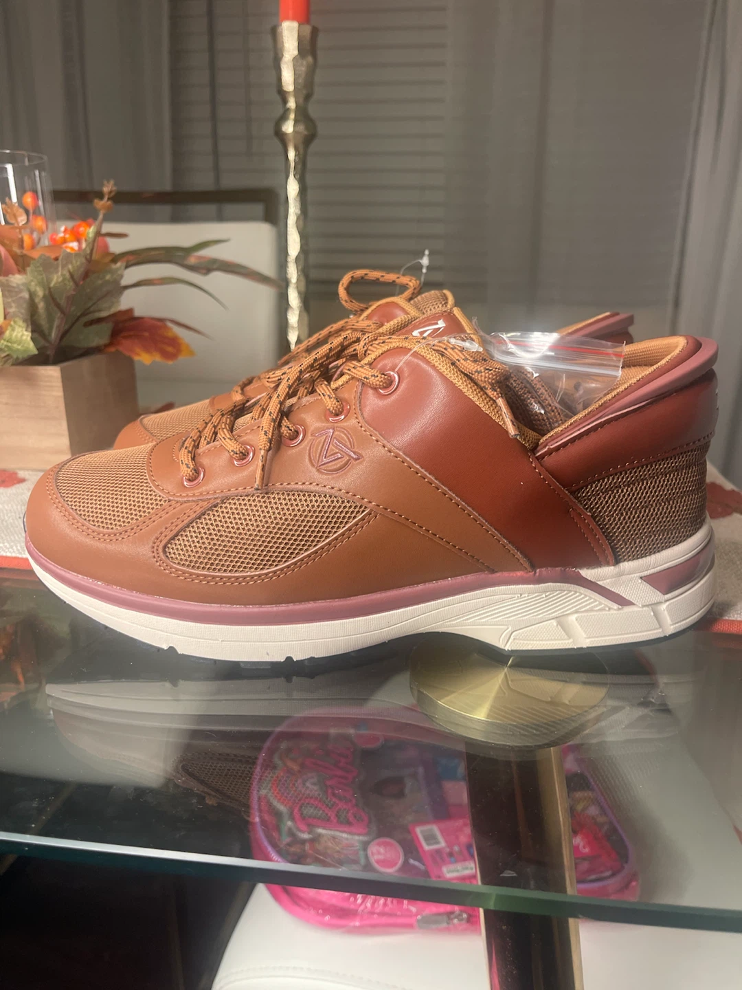 Zeba Brown Hands-Free Sneakers
