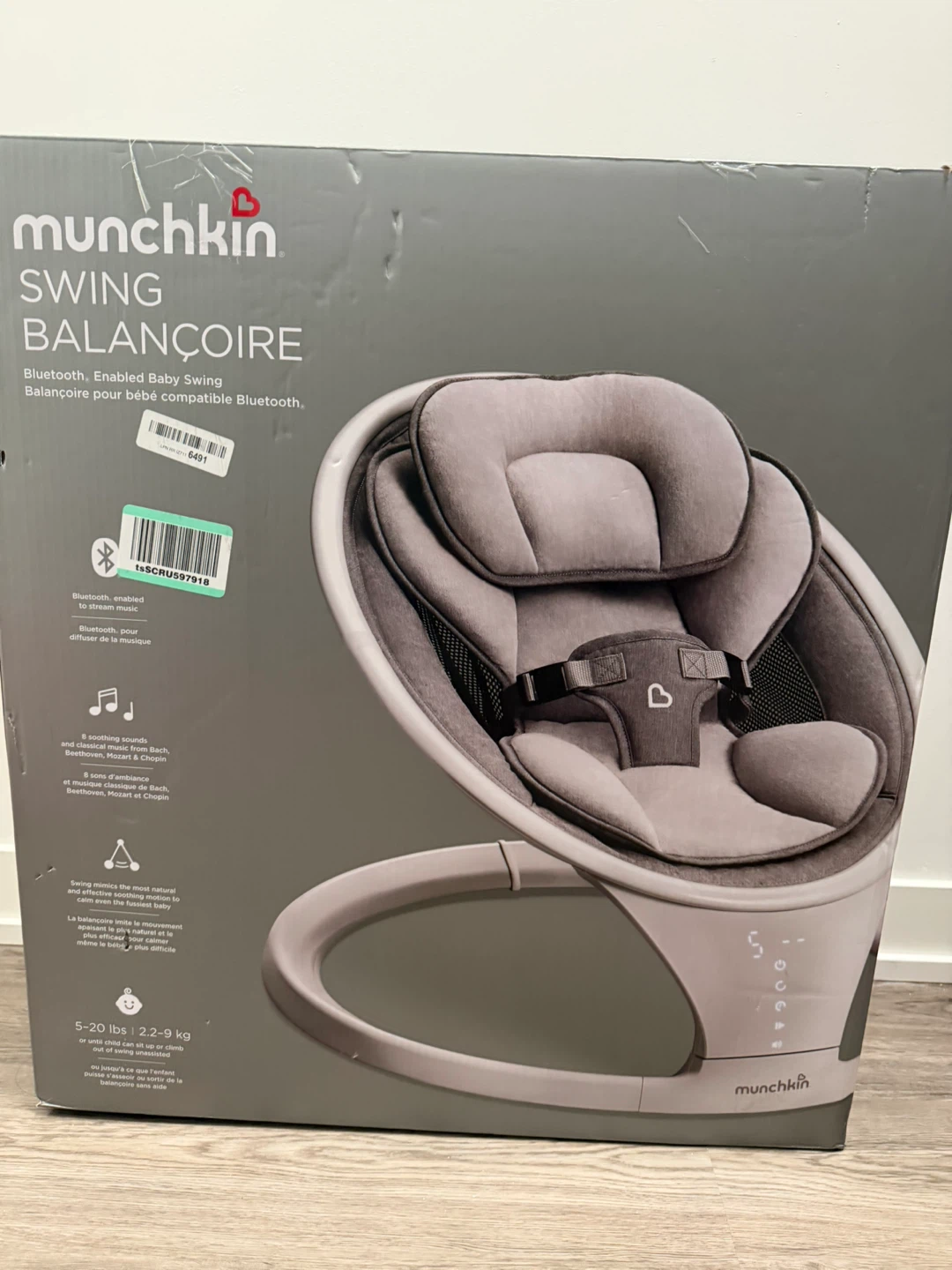 Munchkin Bluetooth Enabled Baby Swing - photo 2