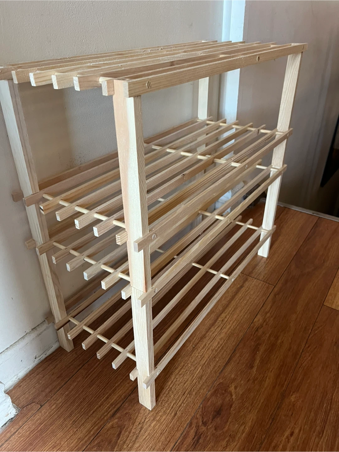 Canadian Tire Wooden Shoe Rack - photo 2