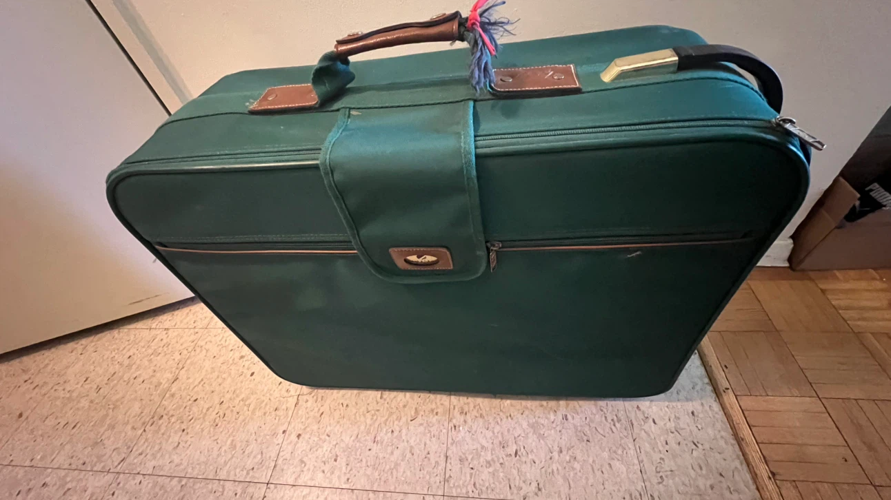Delsey Vintage Green Suitcase-25”