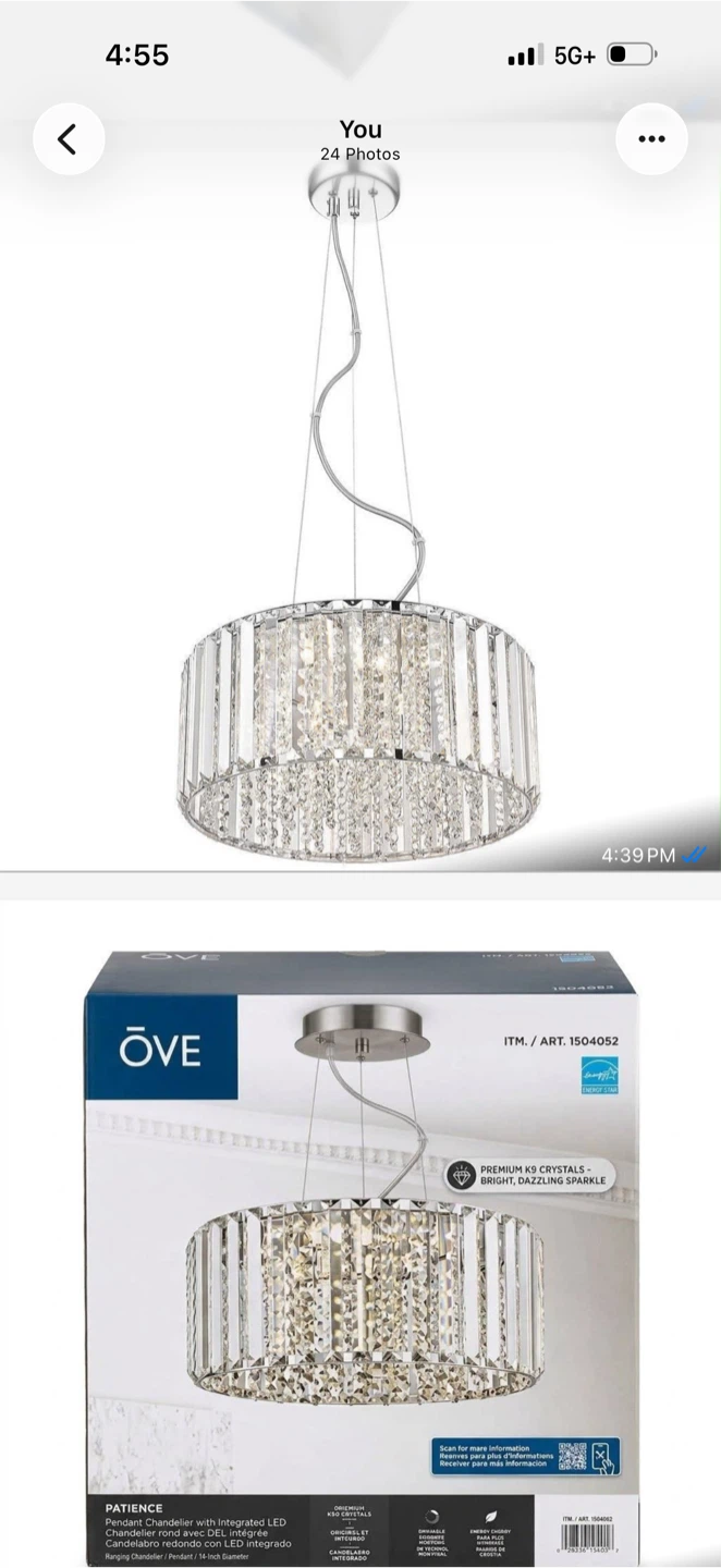 BRAND NEW OVE CRYSTAL LED CHANDELIERS – HUGE DISCOUNTS! - photo 2