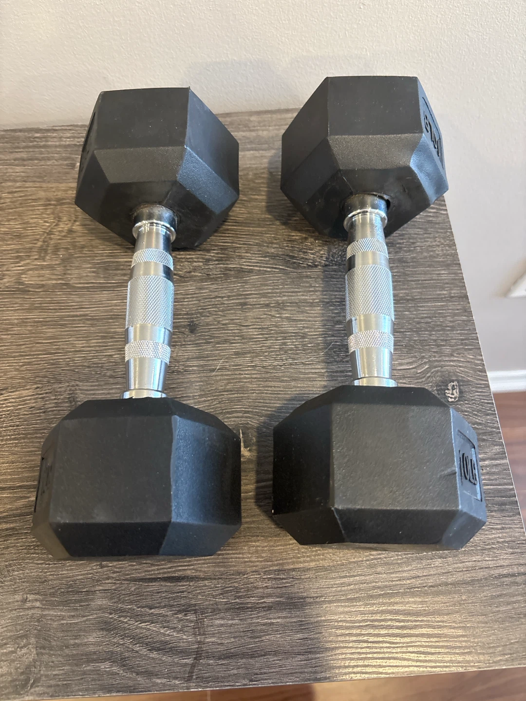 Two 10lb Hex Dumbbells - photo 2