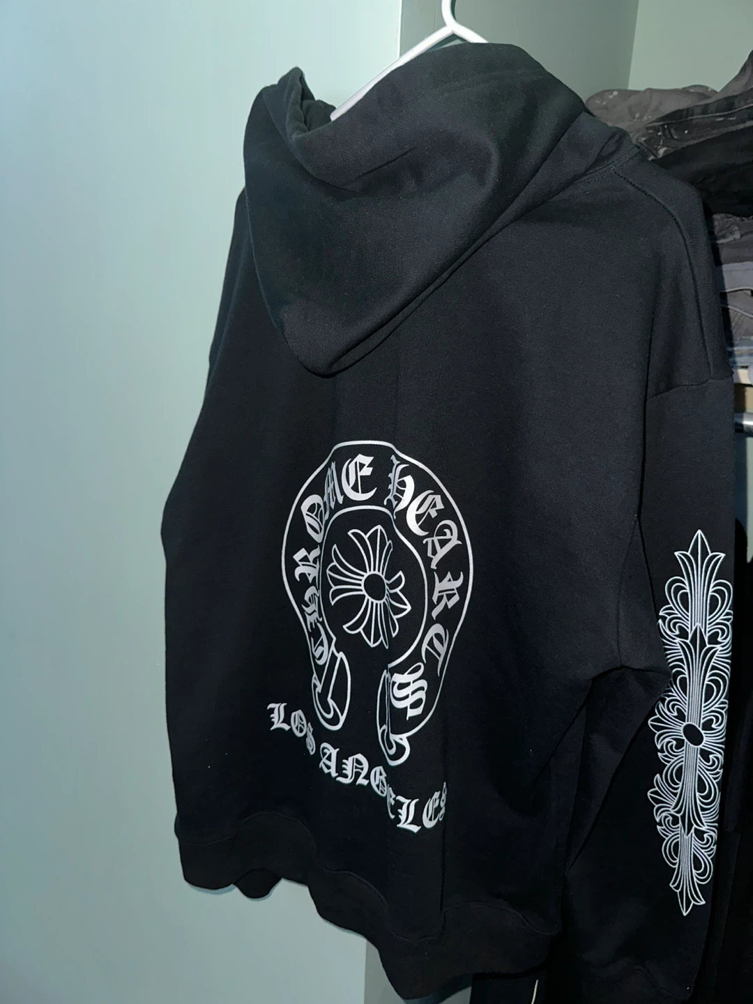 Chrome Hearts Hoodie & Palm Angels Jeans