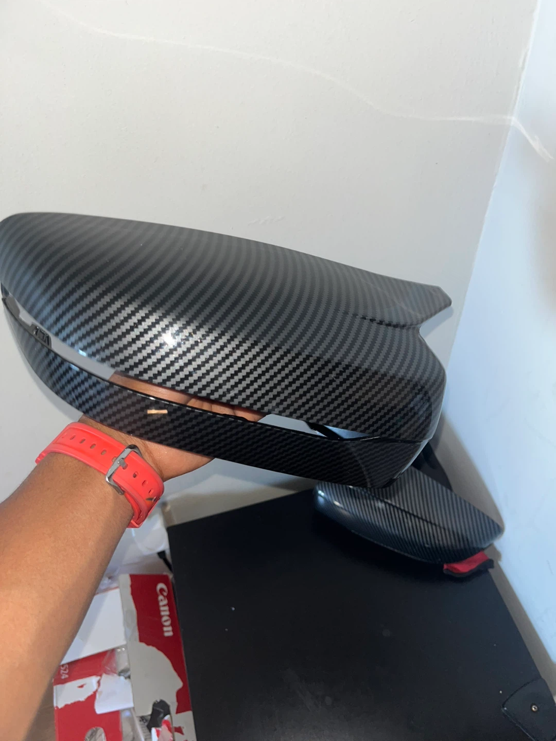 Carbon Fibre Look Side Mirror Covers