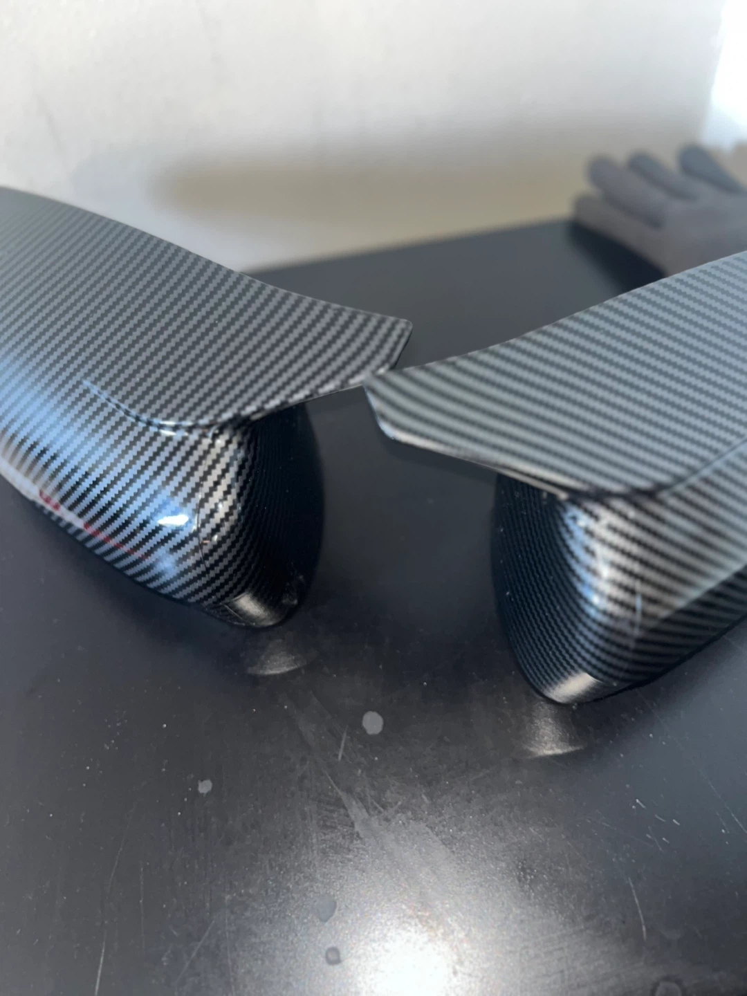 Carbon Fibre Look Side Mirror Covers - photo 2