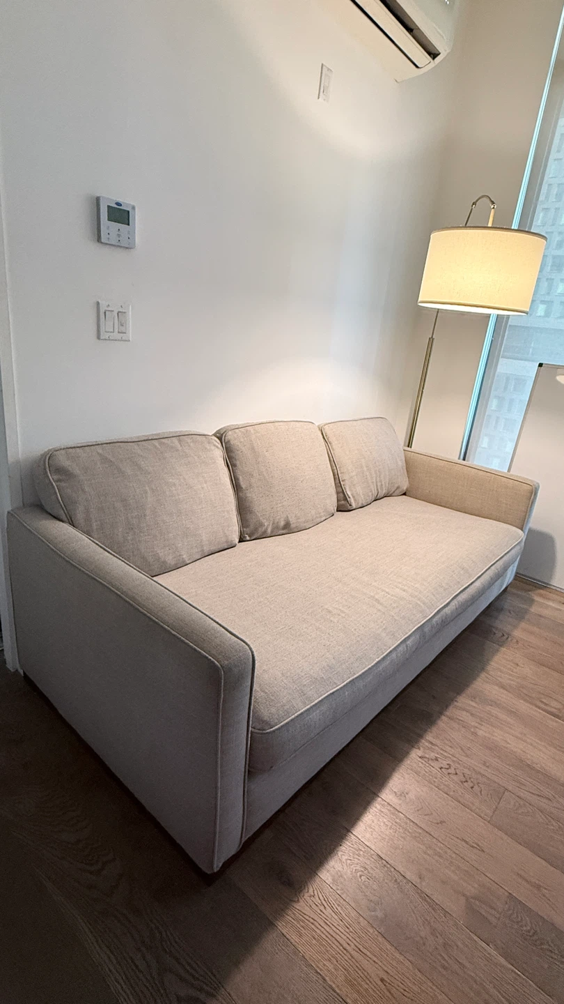 Bobbi 87” Linen Sofa - photo 2