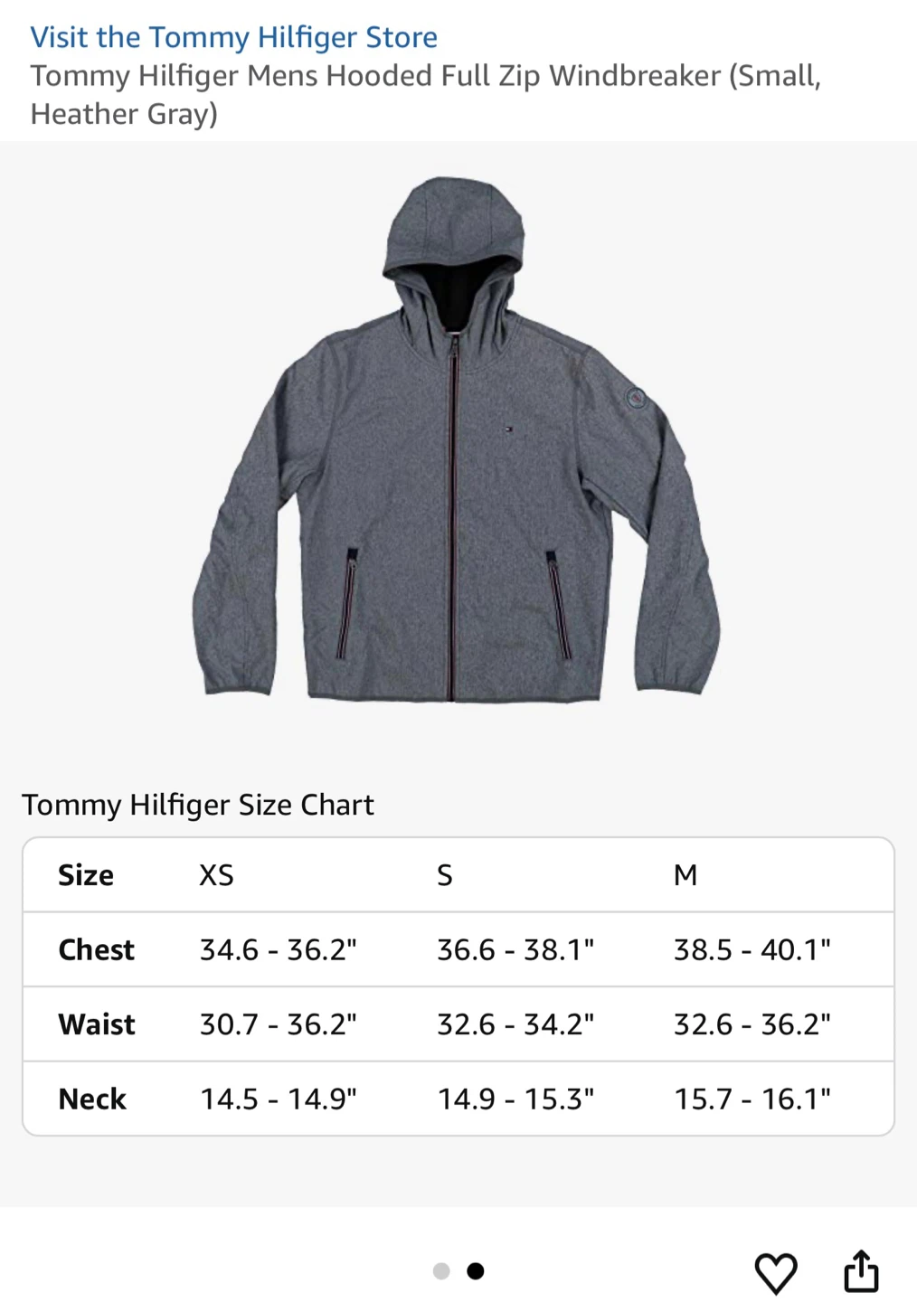 Tommy Hilfiger WindBreaker Mens Jacket Small - photo 4