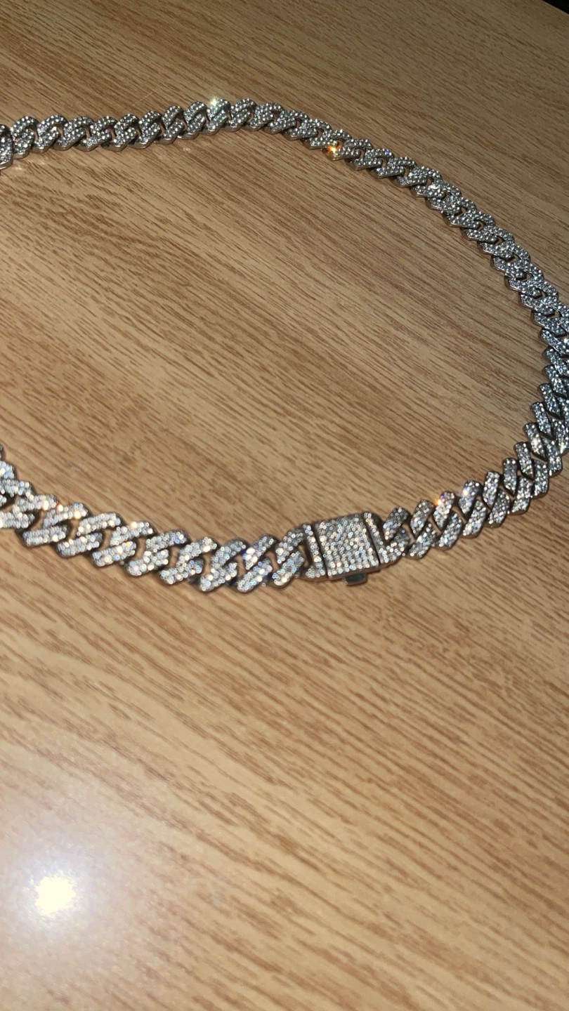 Iced Out Cuban Link Chain 1:1 - photo 2