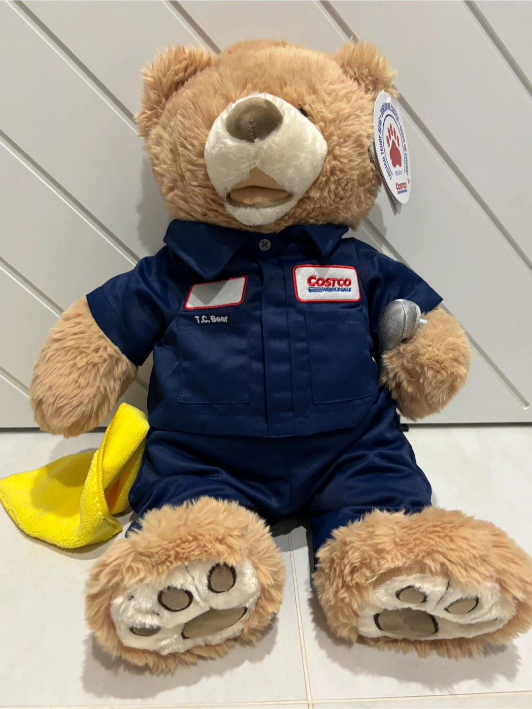 LIMTED! COSTCO T.C. BEAR MECHANIC, COSTCO TEDDY BEAR 24” PLUSH