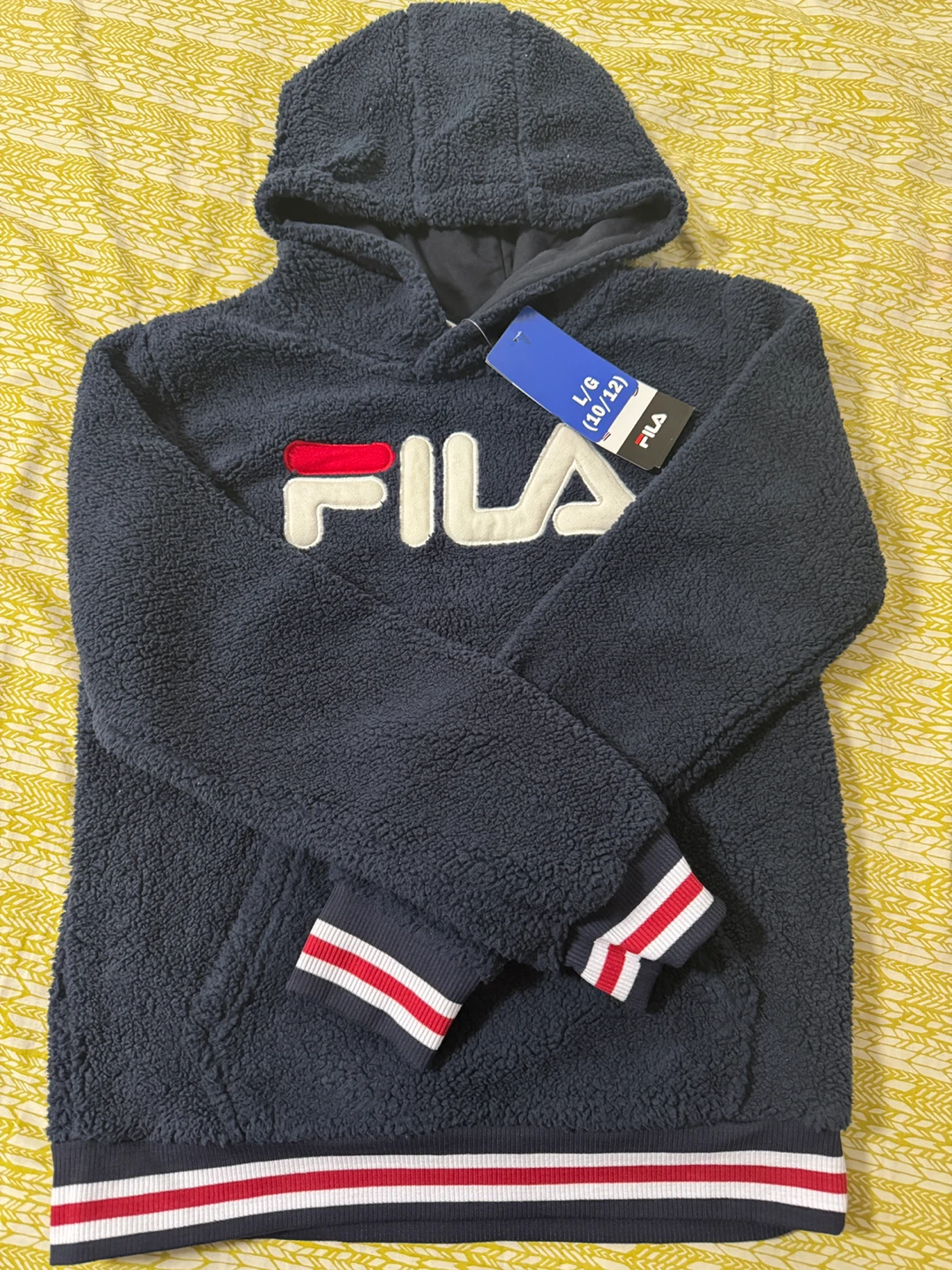 Brand new , boys Fila Sherpa Hoodie