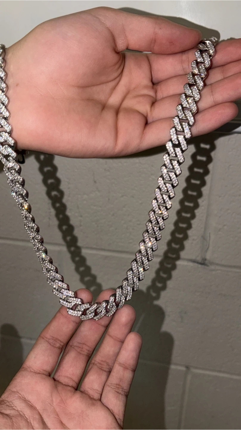 Iced Out Cuban Link Chain 1:1 - photo 4