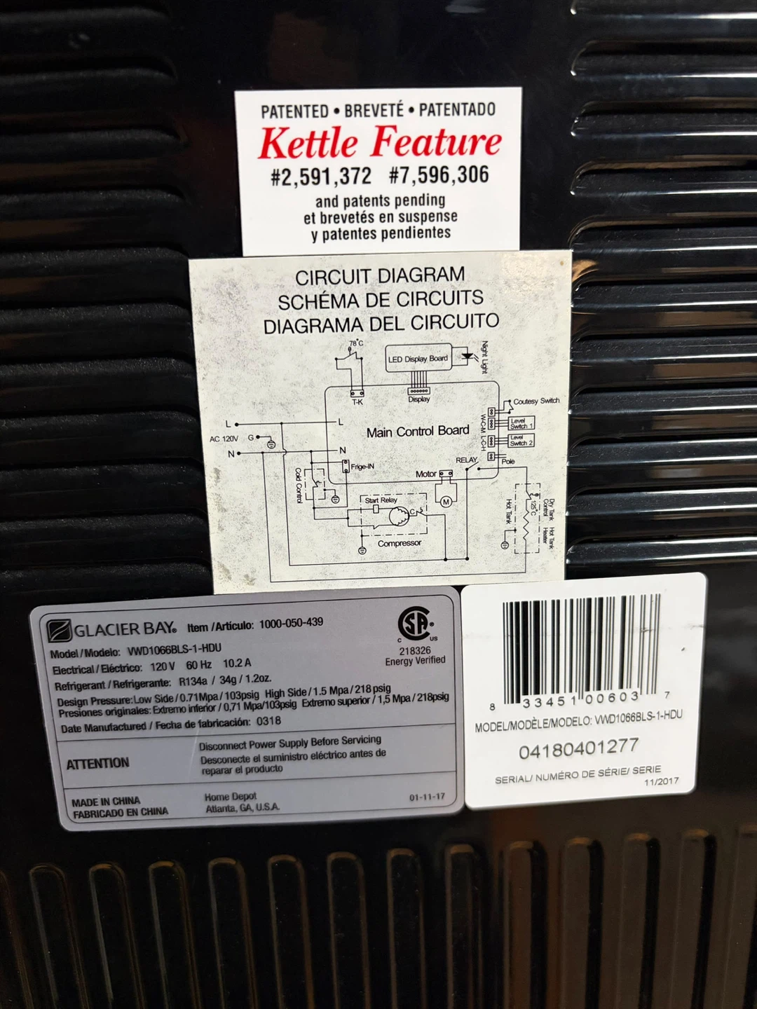 Glacier Bay Water Cooler VWD1066BLS-1-HDU - photo 3