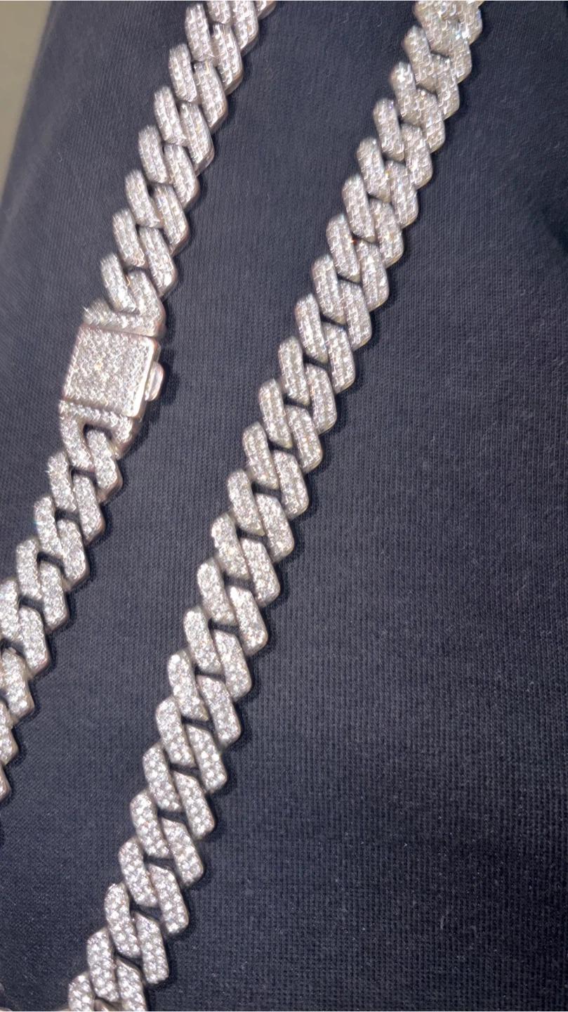 Iced Out Cuban Link Chain 1:1 - photo 5