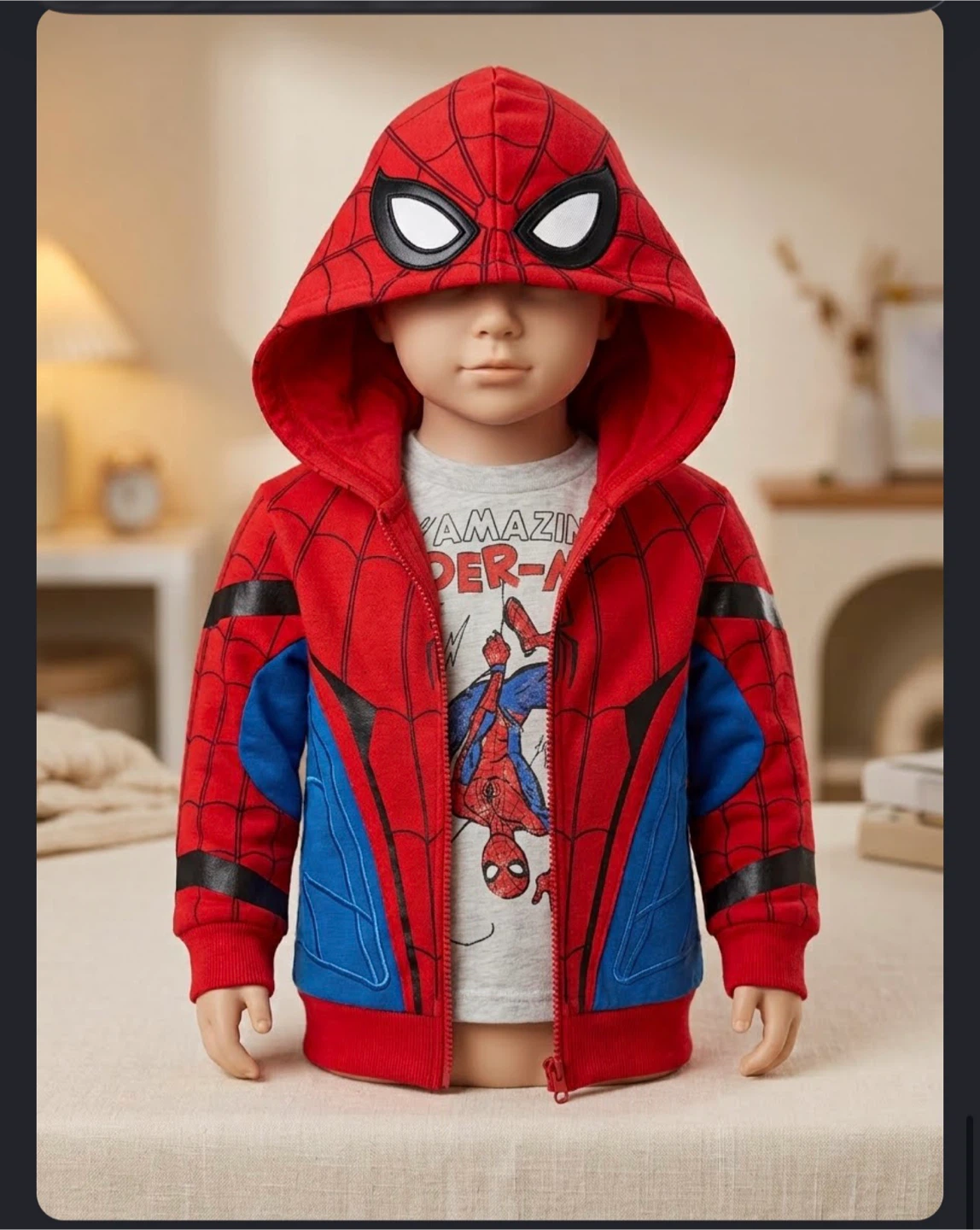 Disney , Marvel Spider-Man Hoodie and T-Shirt Set